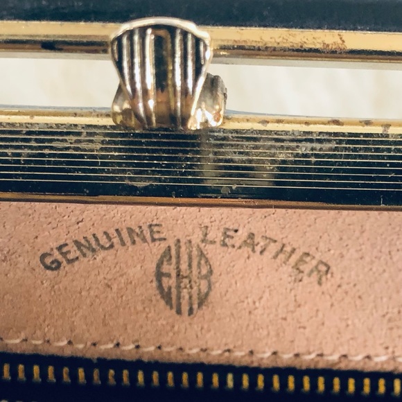 Vintage EHB Kelly Style Snap Closure Genuine Leather Bag - Picture 12 of 13